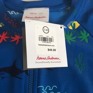 Hanna Andersson Swim - NWT Hanna Andersson blue rash guard Hanna Andersson Swim - NWT Hanna Andersson blue rash guard